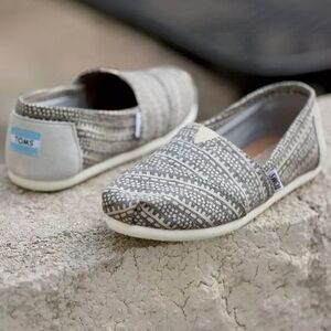 Toms Grey Slip-On Shoes